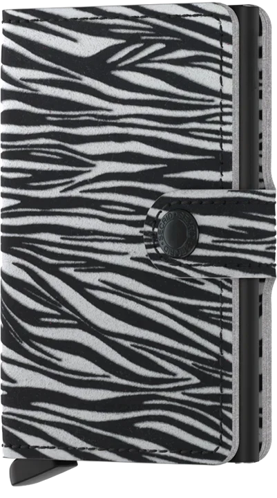 Secrid - RFID Protected Mini Wallet - Zebra - Light Grey