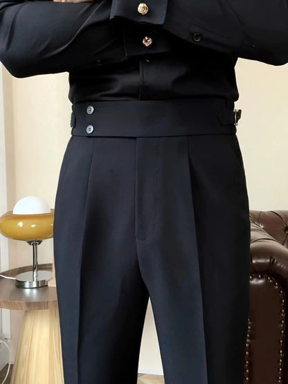 Classic Italy Sidetab Elastic Trousers