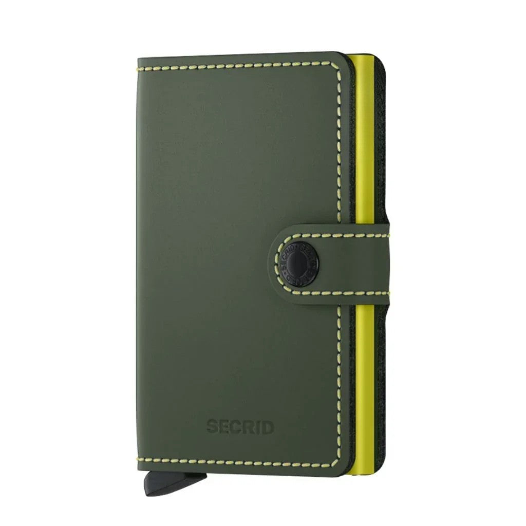 Secrid - RFID Protected Mini Wallet - Matte - Green & Lime