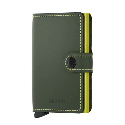 Secrid - RFID Protected Mini Wallet - Matte - Green & Lime