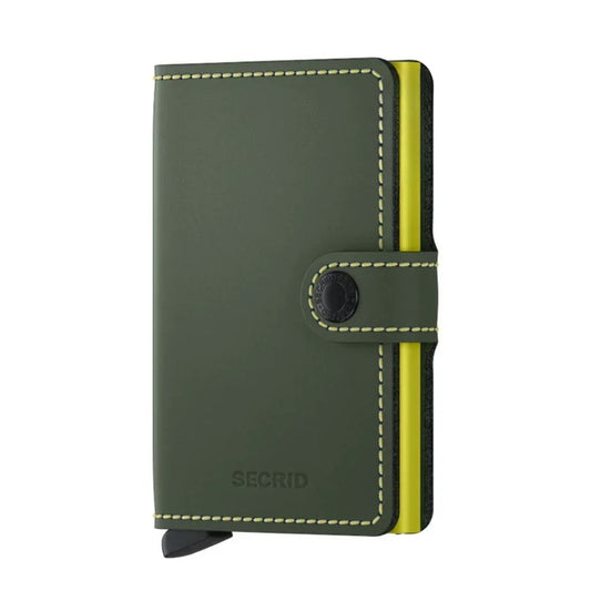 Secrid - RFID Protected Mini Wallet - Matte - Green & Lime