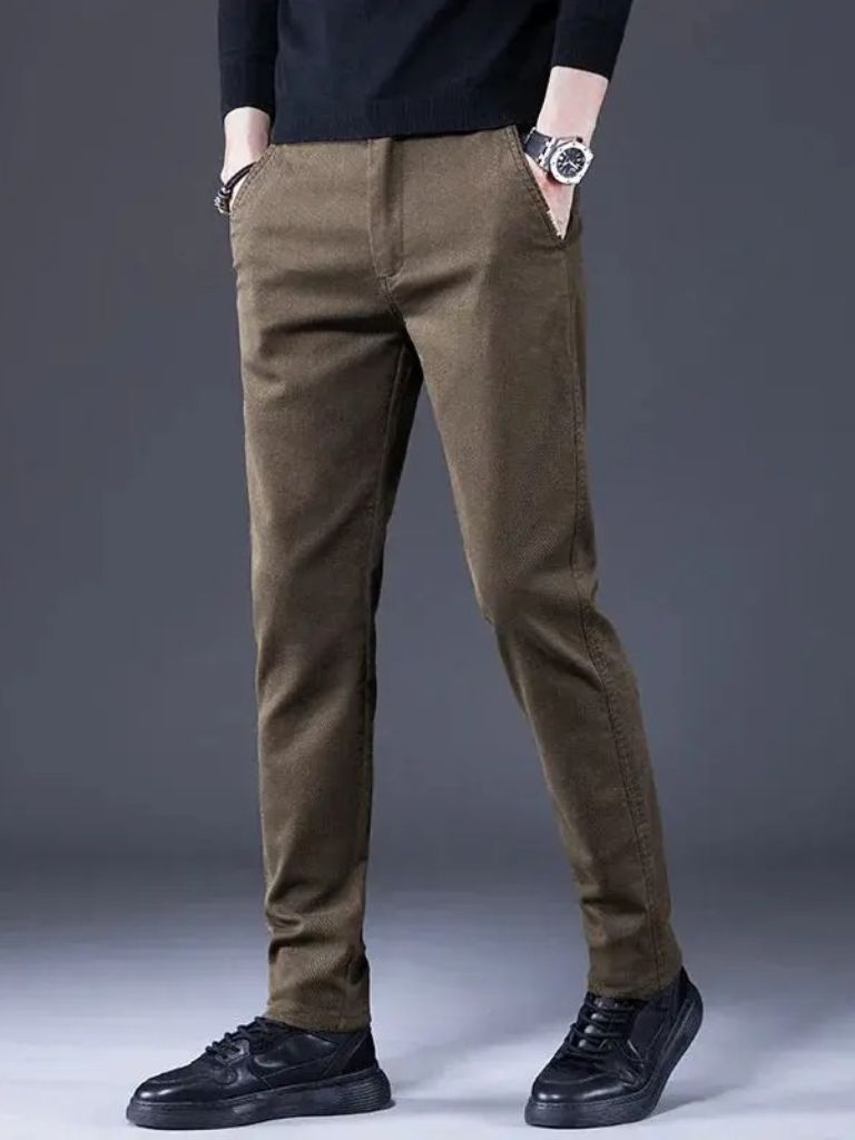 Essential Stretchy Straight Trousers