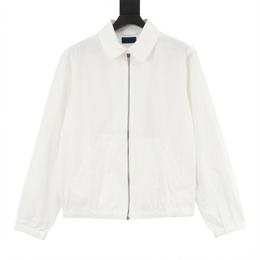 Pony Embroidered Stand-Neck Jacket