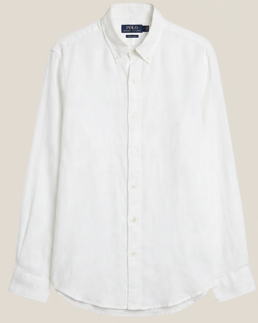 Linen/Remi Blend Shirt, White