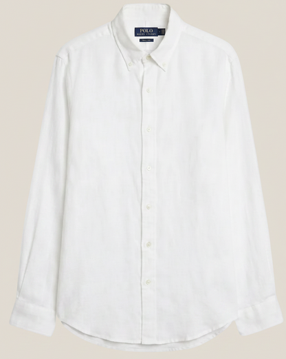Linen/Remi Blend Shirt, White