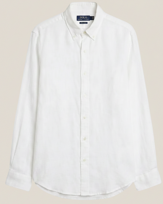 Linen/Remi Blend Shirt, White