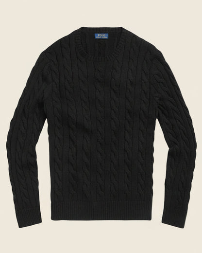 Classic Cable-Knit Sweater