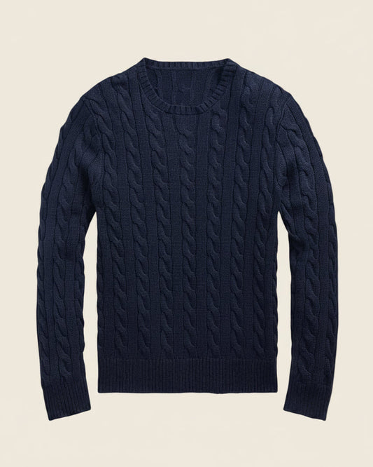 Classic Cable-Knit Sweater
