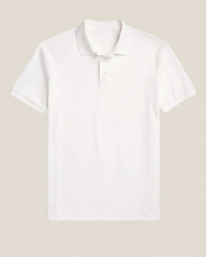 Custom Slim Fit Stretch Mesh Polo Shirt