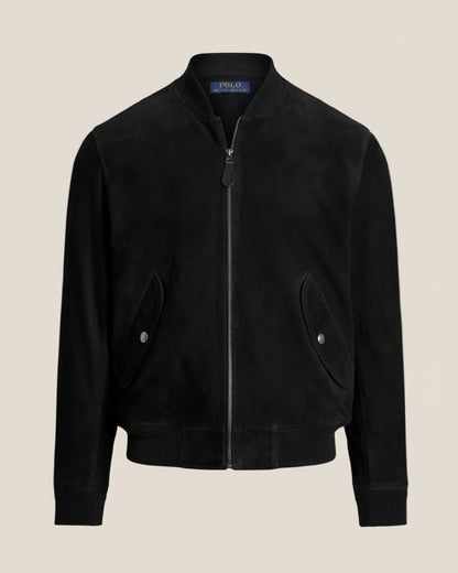 Suede Bomber Jacket